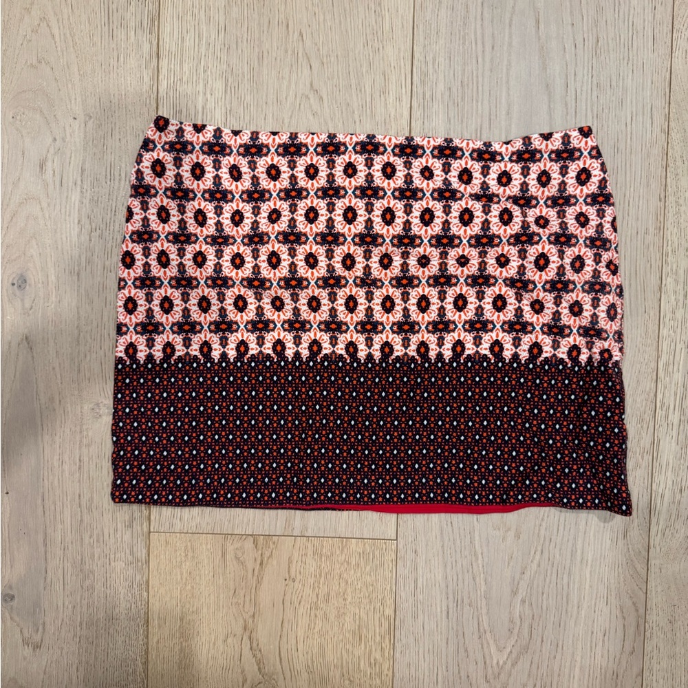 Topshop Geometric Patterned Mini Skirt Women’s size 10